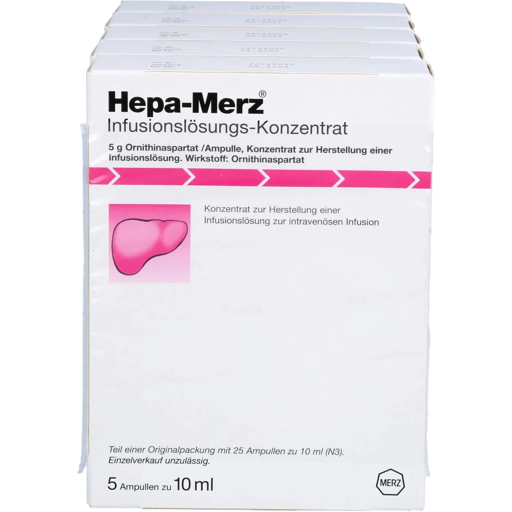 Hepa-Merz Infusionslösungs-Konzentrat Ampullen 250 ml