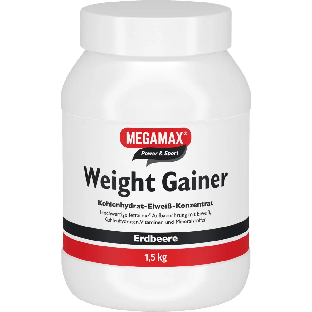 Weight Gainer Megamax Erdbeere Pulver 1500 g