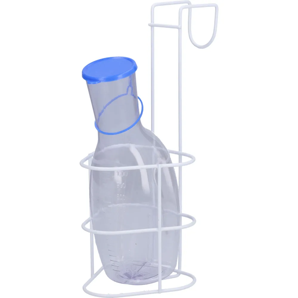 Urinflaschen-Set f.Männ.m.Flasche u.Halter 1 St