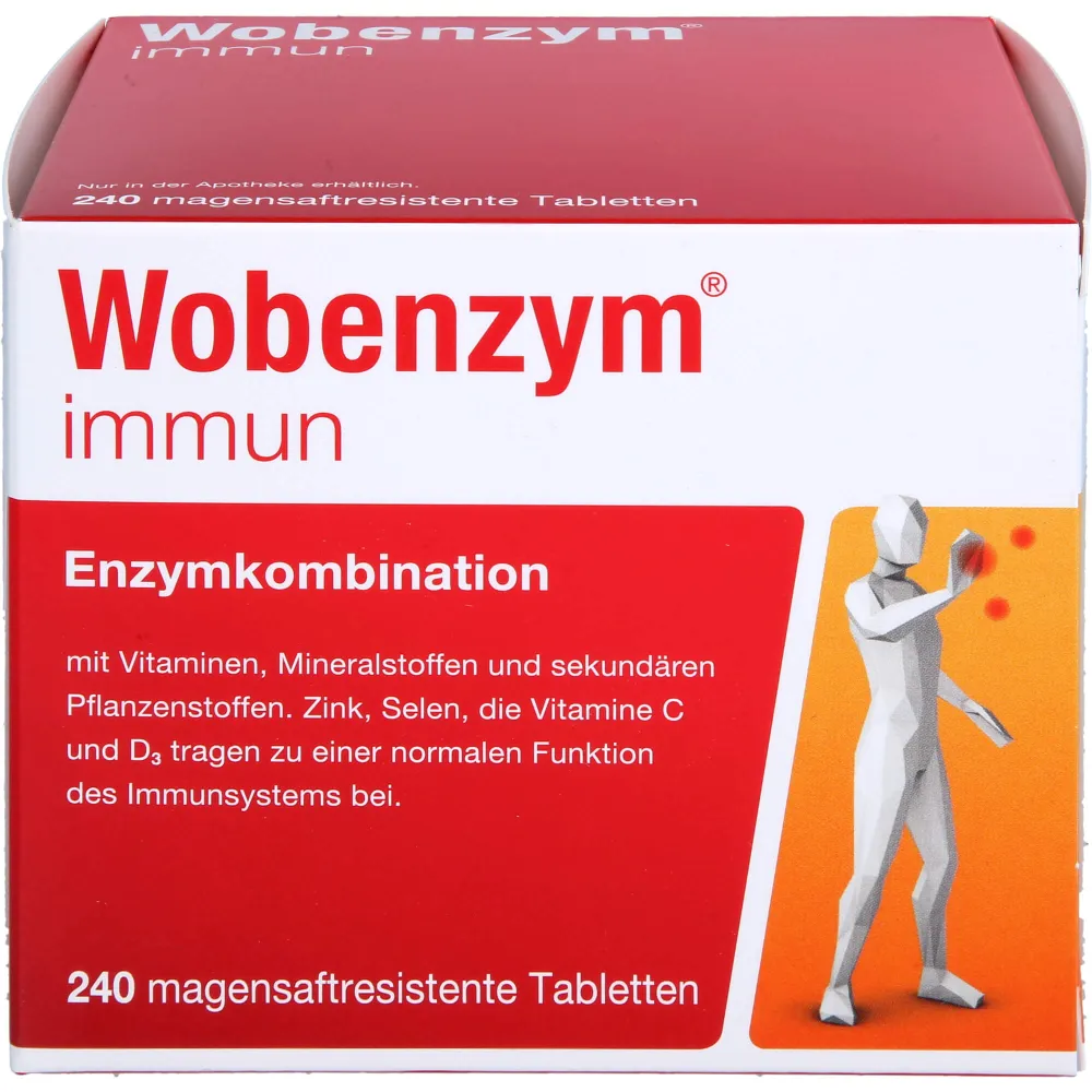 Wobenzym immun magensaftresistente Tabletten 240 St
