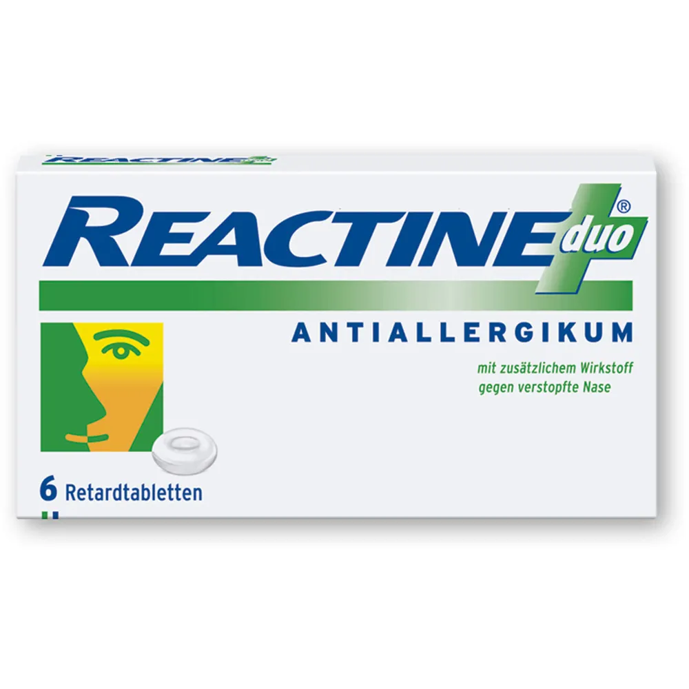 Reactine duo Retardtabletten 6 St