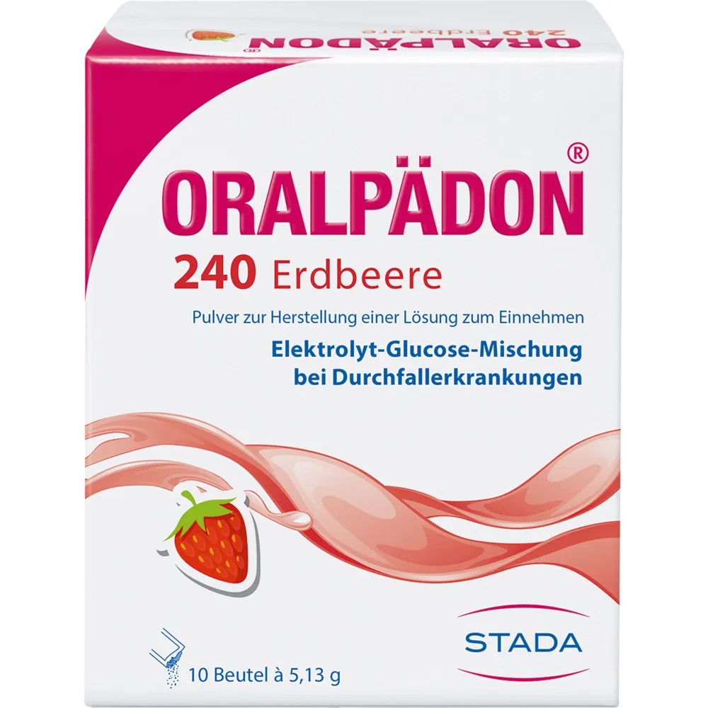 Oralpädon 240 Erdbeere Btl. Pulver 10 St