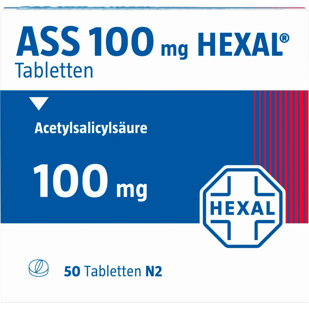 Ass 100 mg Hexal Tabletten 50 St