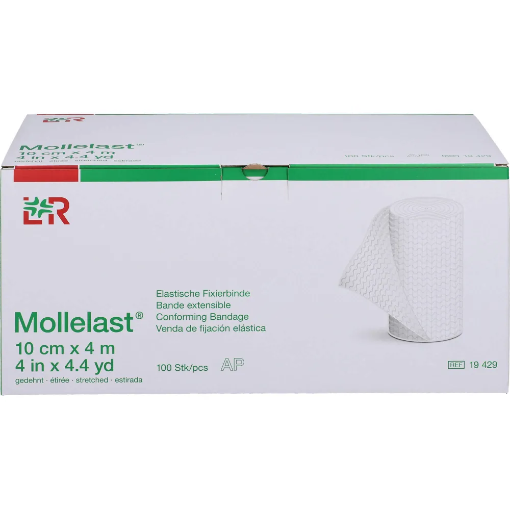 Mollelast Binden 10 cmx4 m weiß lose 100 St