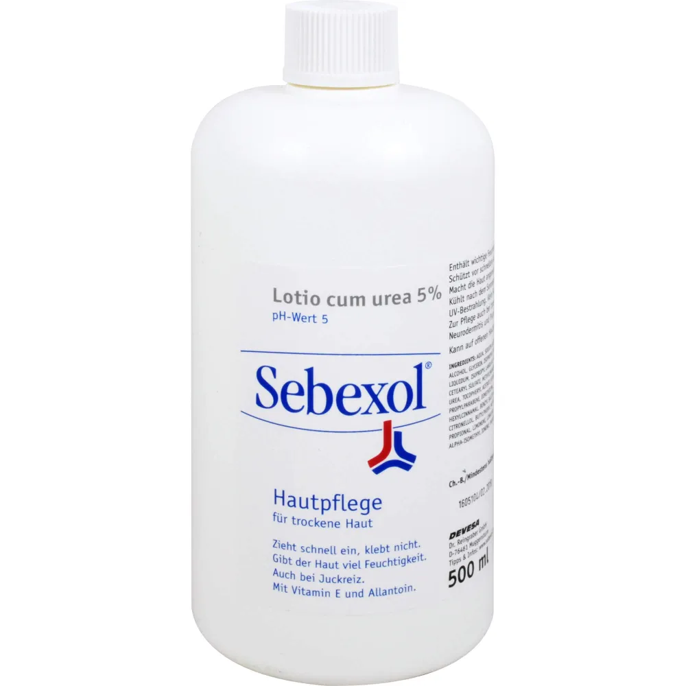 Sebexol Lotio cum urea 5% 500 ml