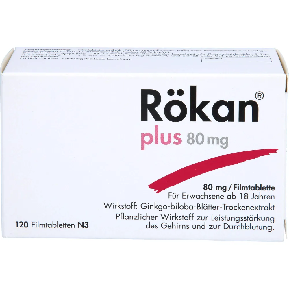 Rökan Plus 80 mg Filmtabletten 120 St