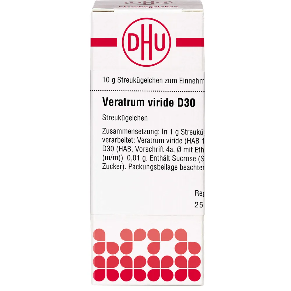 Veratrum Viride D 30 Globuli 10 g