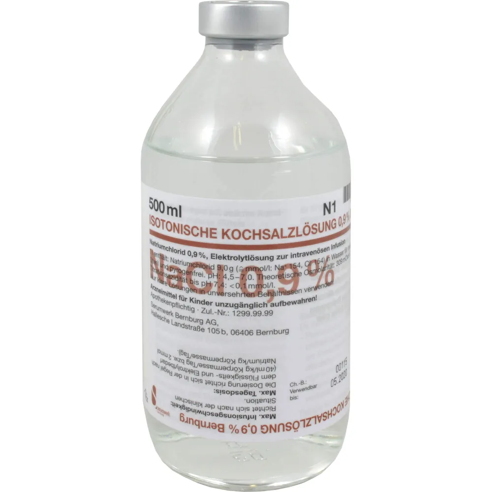 Isotonische Kochsalzlsg.0,9% Bernburg Inf.-L.Glas 5000 ml