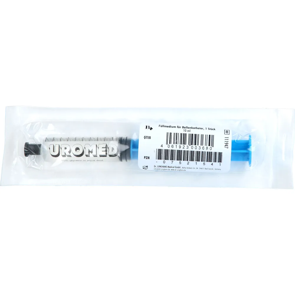 Uromed Füllmedium für Ballonkatheter 10 ml 1 St