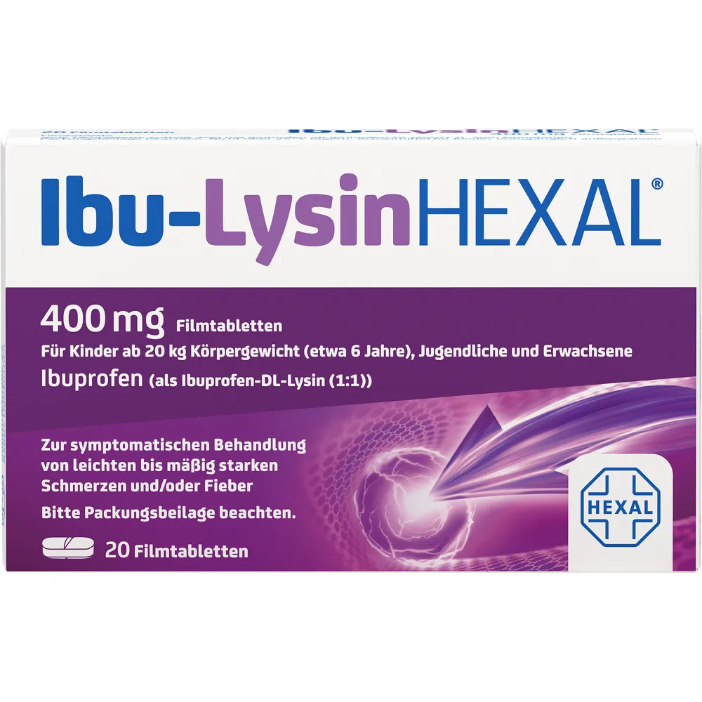 Ibu-Lysinhexal Filmtabletten 20 St