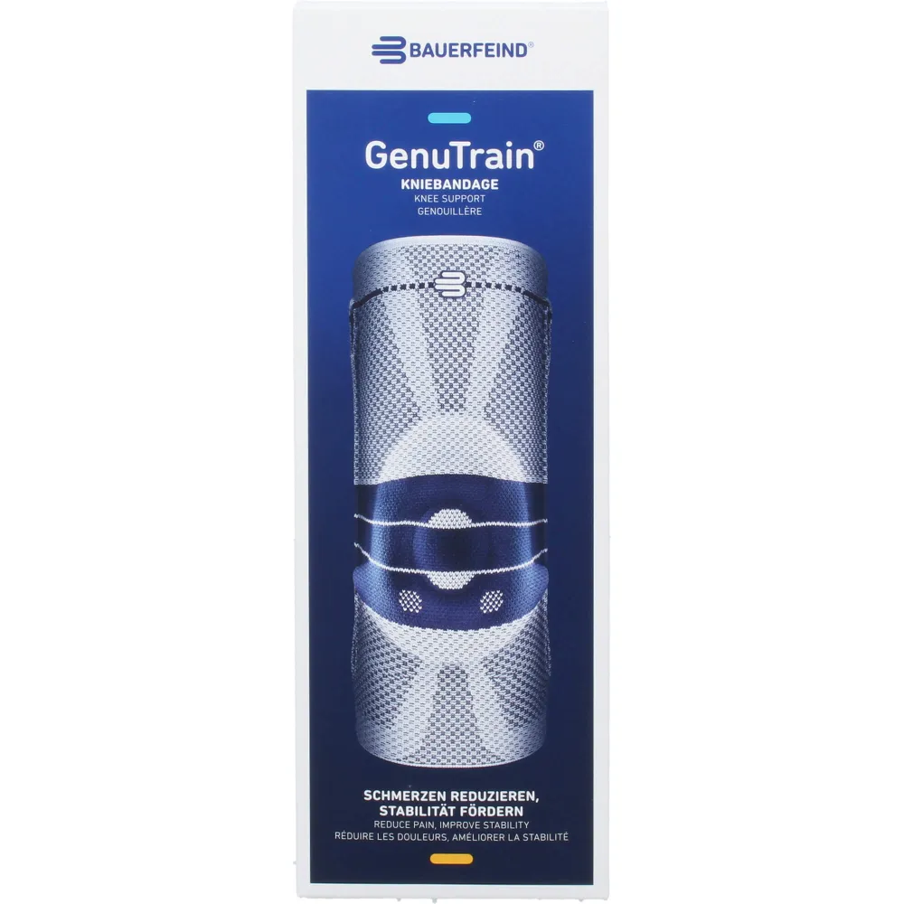 Genutrain Kniebandage Gr.4 schwarz 1 St