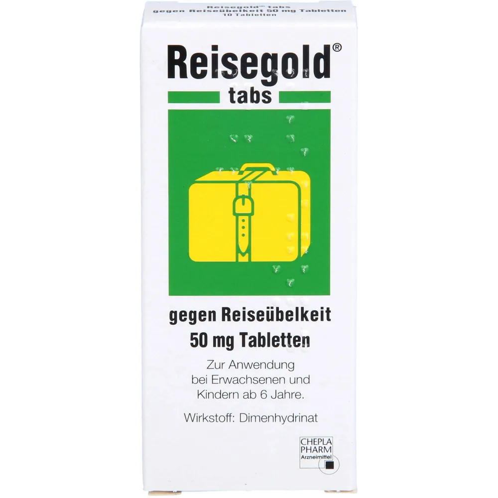 Reisegold Tabs gegen Reiseübelkeit 10 St