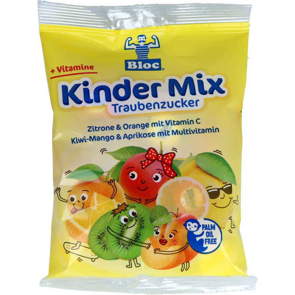 Bloc Kinder Traubenzucker versch.Geschmacksr.Btl. 75 g