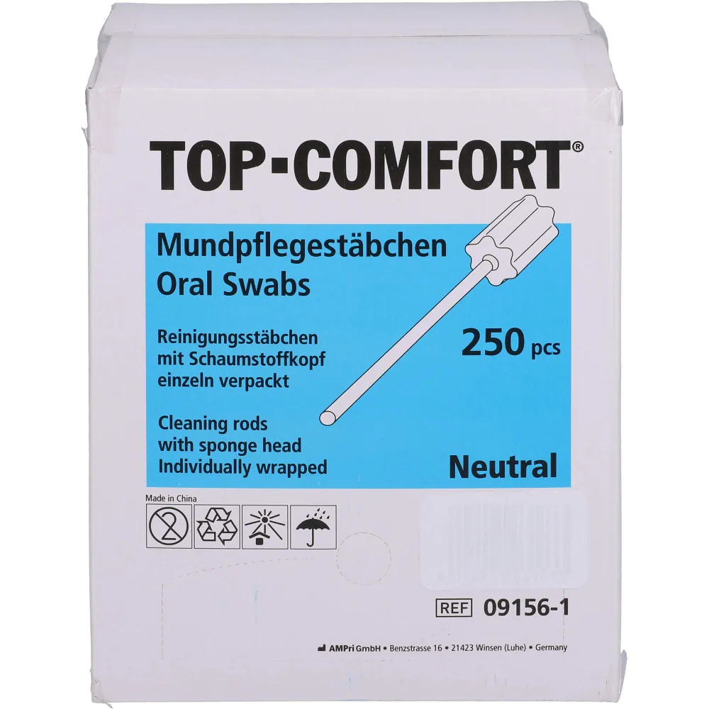 Mundpflegestäbchen Schaumstoff neutral 250 St