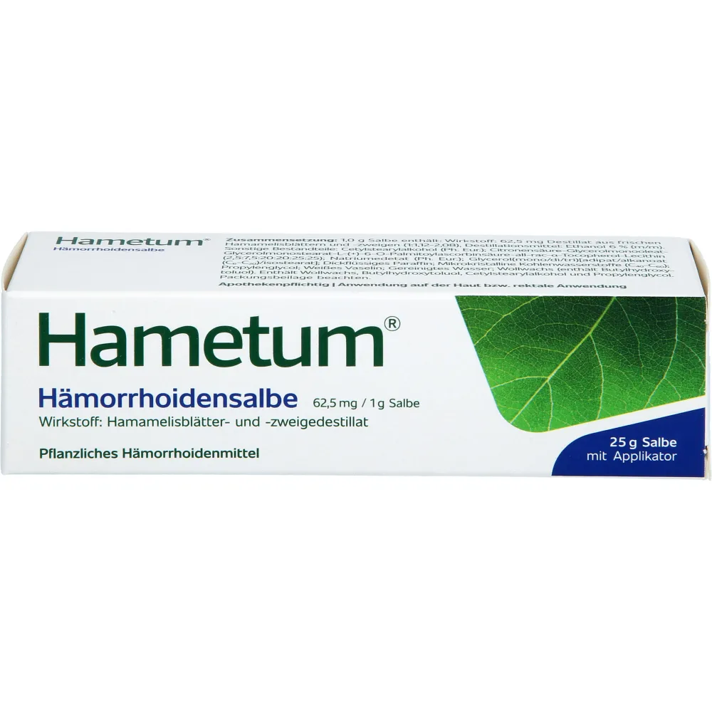 Hametum Hämorrhoiden Salbe 25 g
