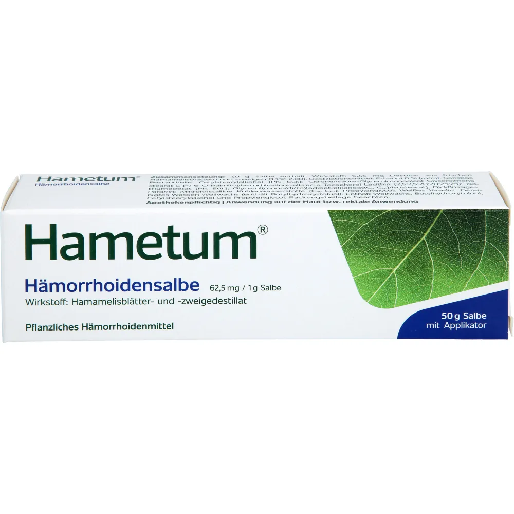 Hametum Hämorrhoiden Salbe 50 g