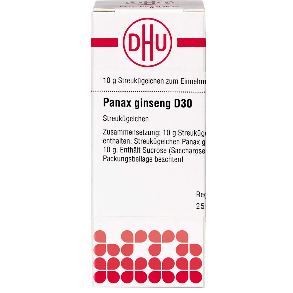Panax Ginseng D 30 Globuli 10 g