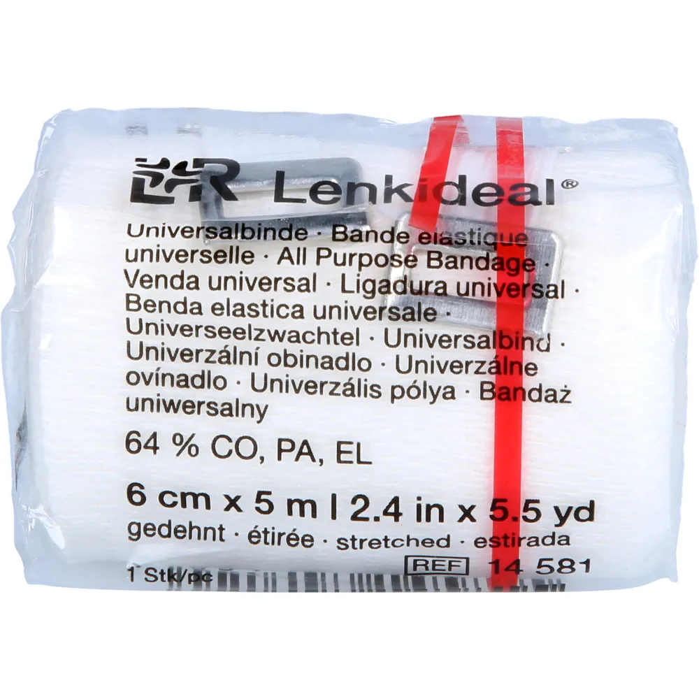 Lenkideal Idealb.6 cmx5 m weiß m.Verbandkl.einz. 1 St