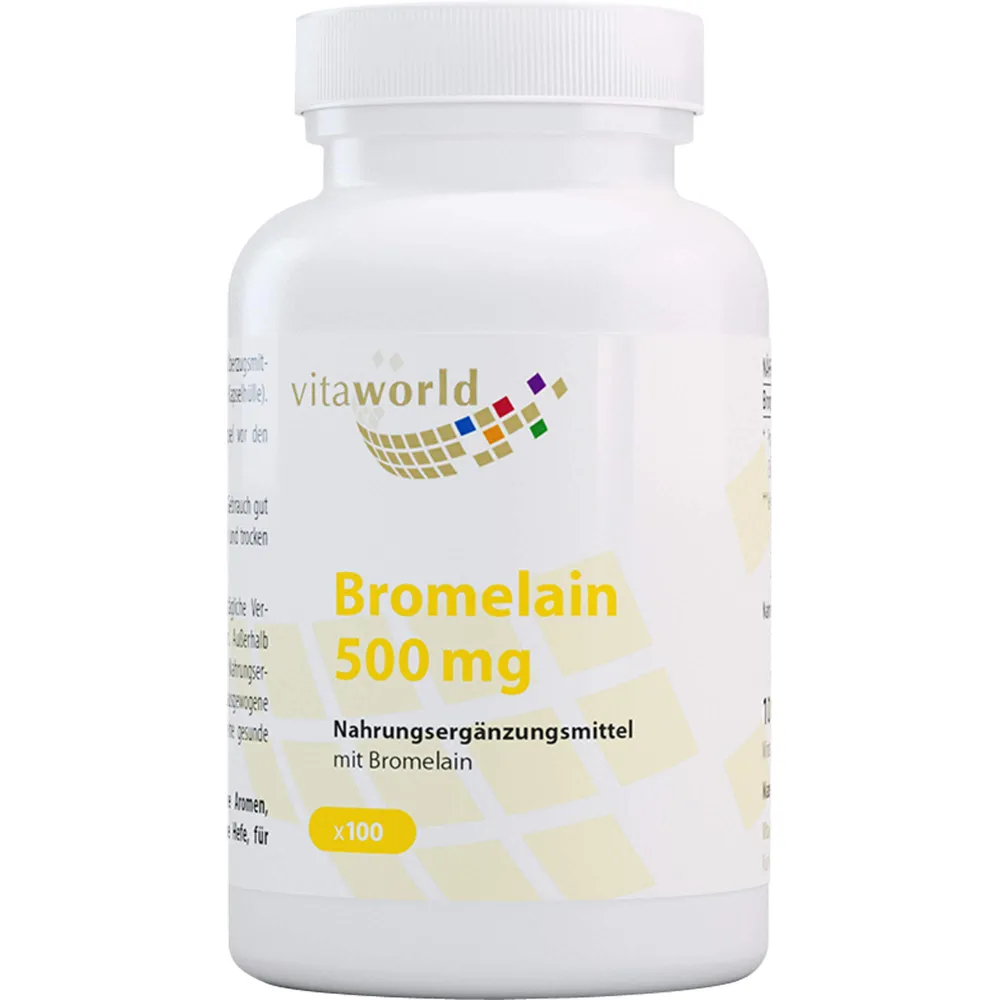 Bromelain 500 mg Kapseln 100 St