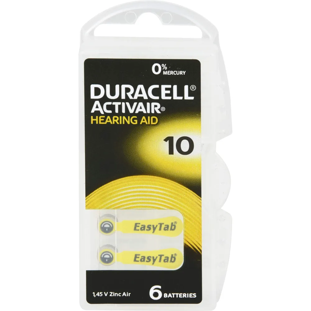 Batterien f.Hörgeräte Duracell 10 6 St