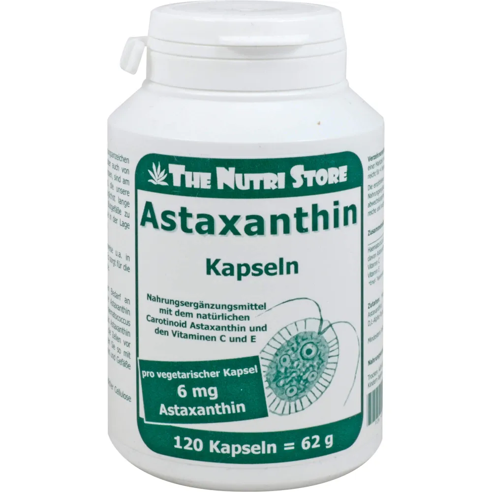 Astaxanthin 6 mg vegetarische Kapseln 120 St