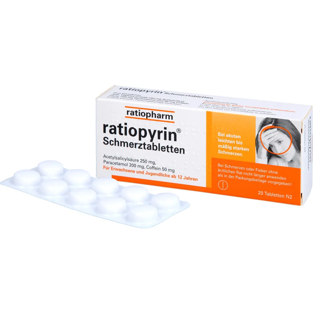 Ratiopyrin Schmerztabletten 20 St