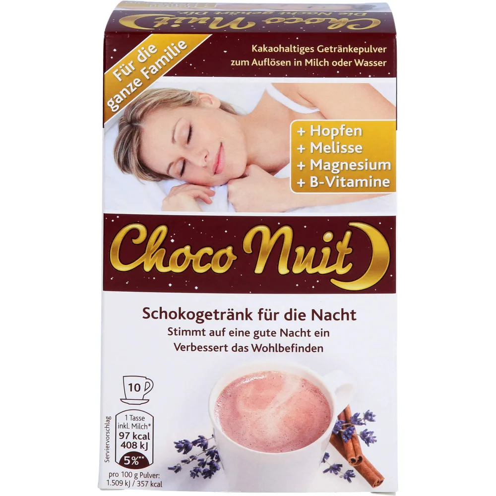 Choco Nuit Gute-Nacht-Schokogetränk Pulver 10 St