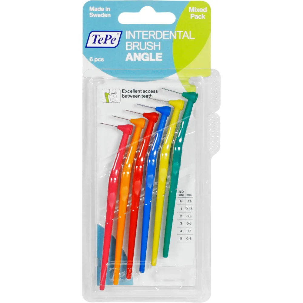 Tepe Angle Interdentalbürste gemischt 6 St
