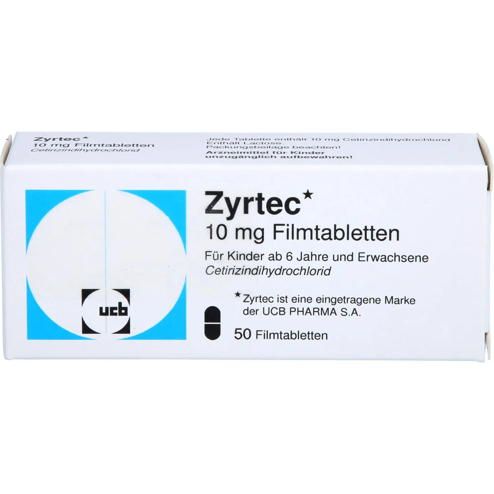 Zyrtec 10 mg Filmtabletten 50 St
