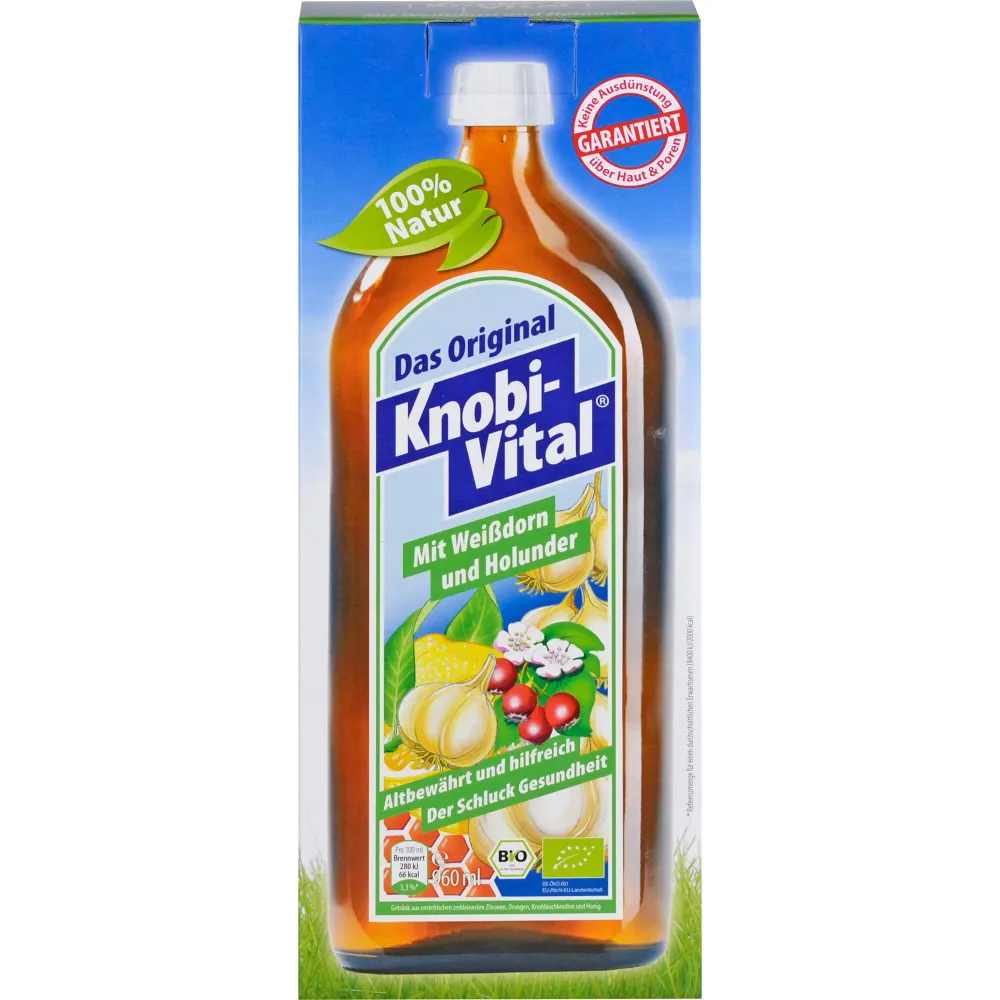 Knobivital mit Weißdorn und Holunder 960 ml