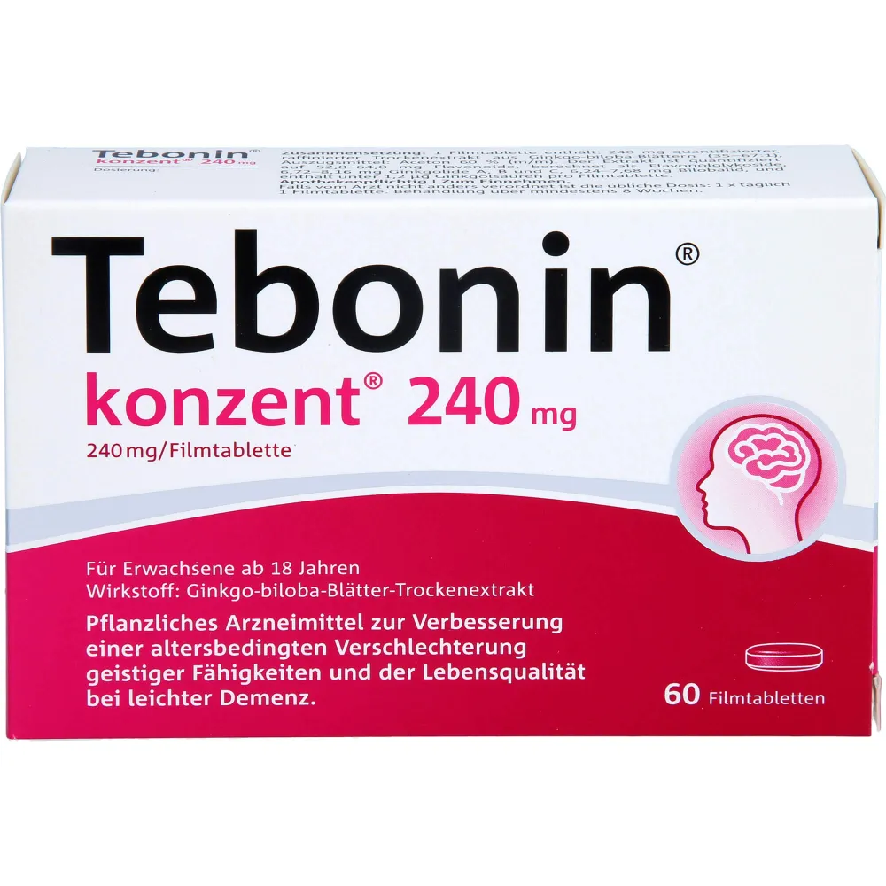 Tebonin konzent 240 mg Filmtabletten 60 St