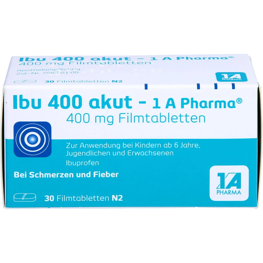 Ibu 400 akut-1A Pharma Filmtabletten 30 St