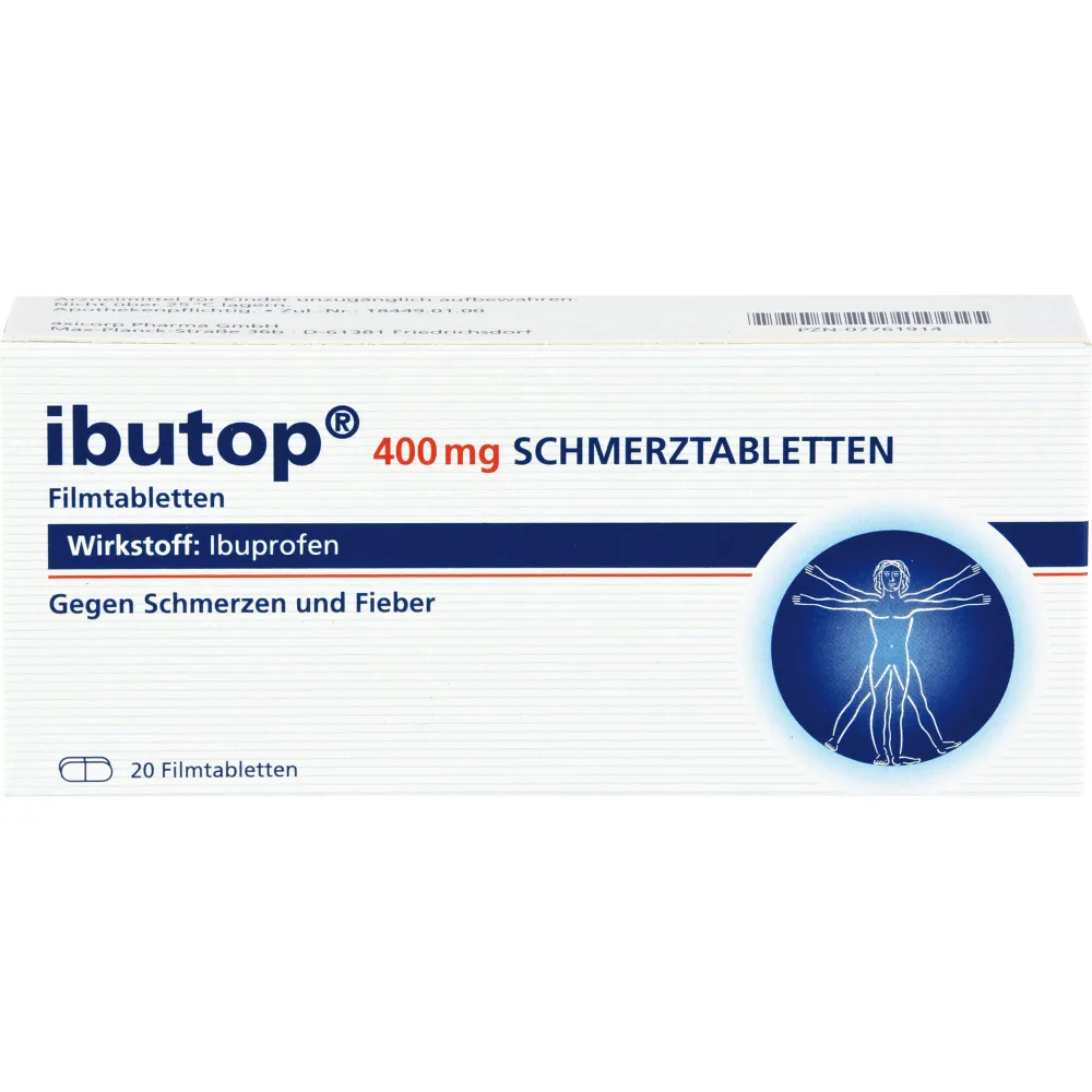 Ibutop 400 mg Schmerztabletten Filmtabletten 20 St