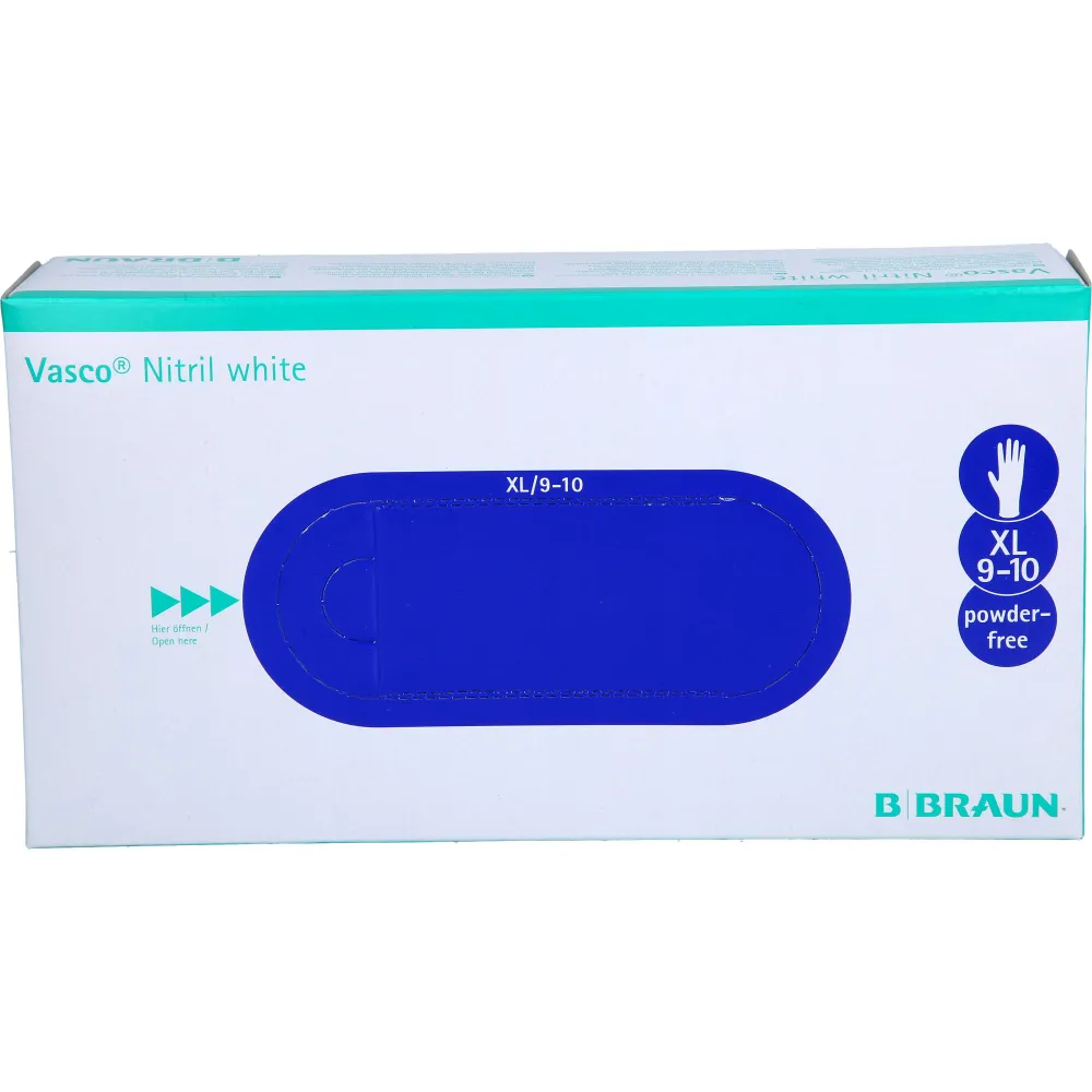 Vasco Nitril white Untersuchungshandschuhe Xl 90 St
