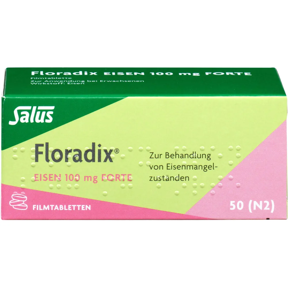 Floradix Eisen 100 mg forte Filmtabletten 50 St