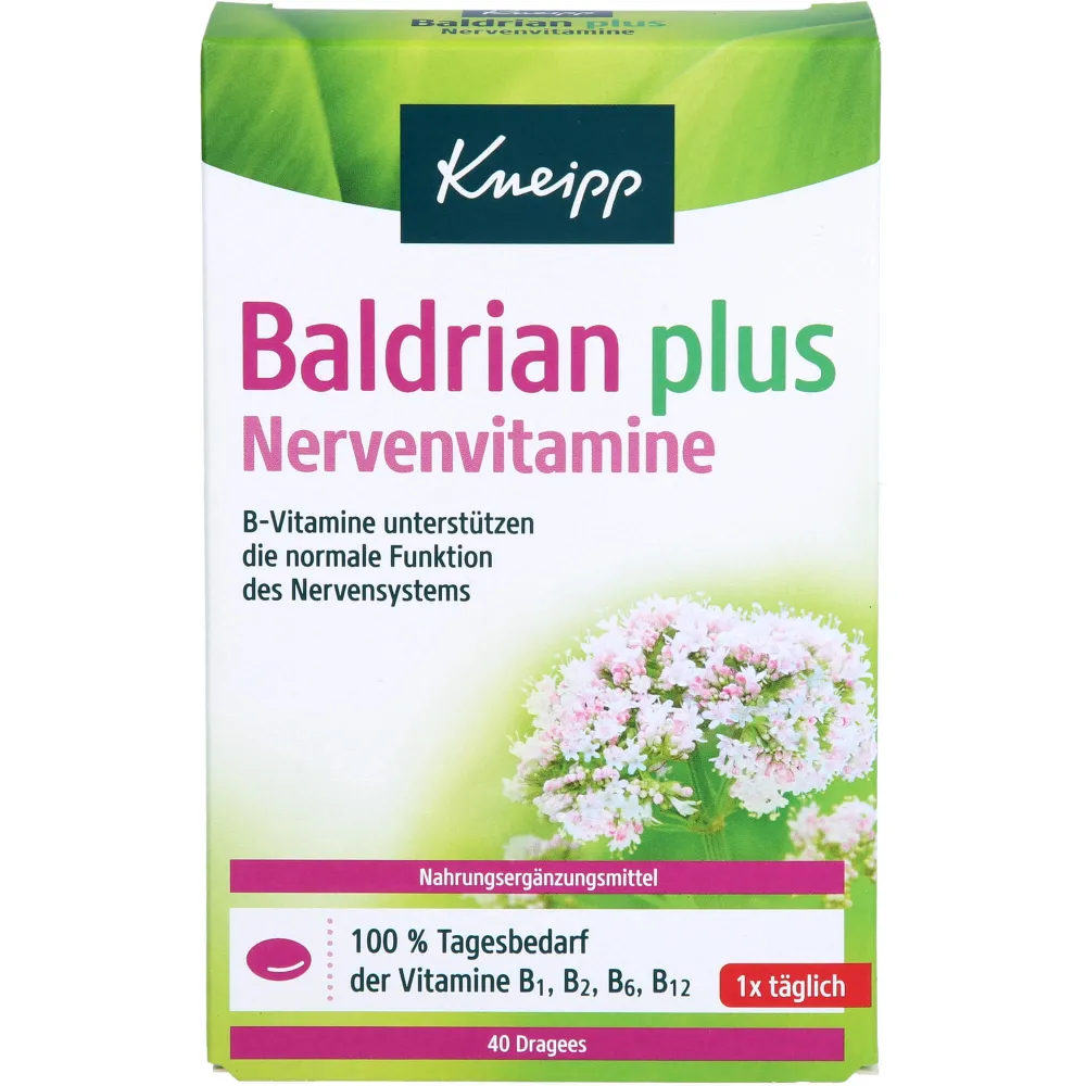 Kneipp Baldrian plus Nervenvitamine Dragees 40 St