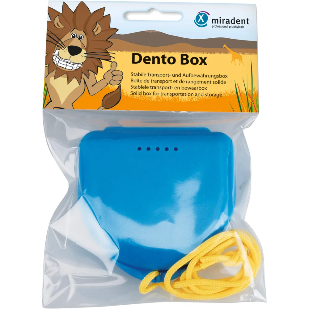 Miradent Zahnspangenbox Dento Box I blau 1 St