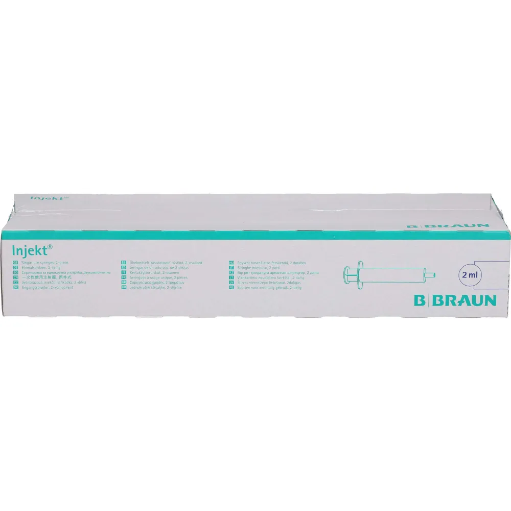 Braun Injekt Spritze 2 ml Luer zentrisch 200 ml