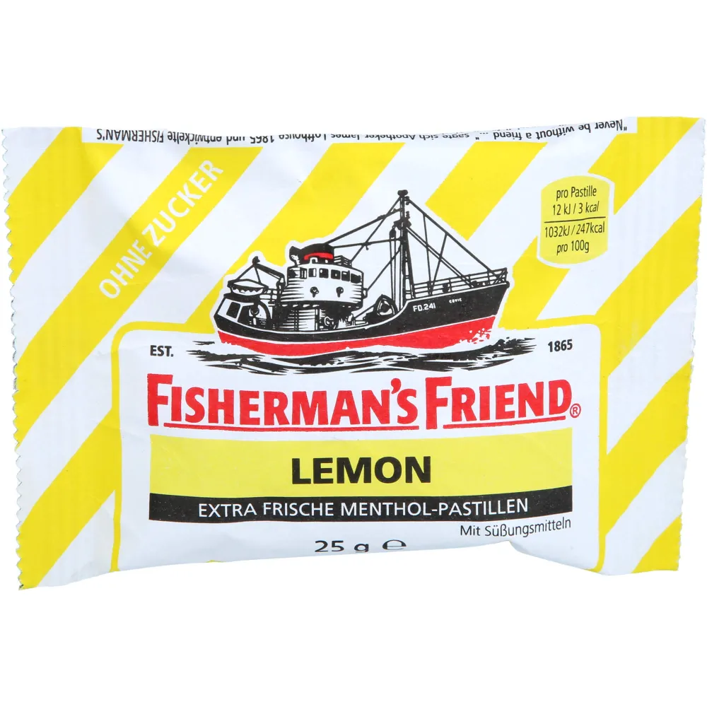 Fishermans Friend Lemon ohne Zucker Pastillen 25 g