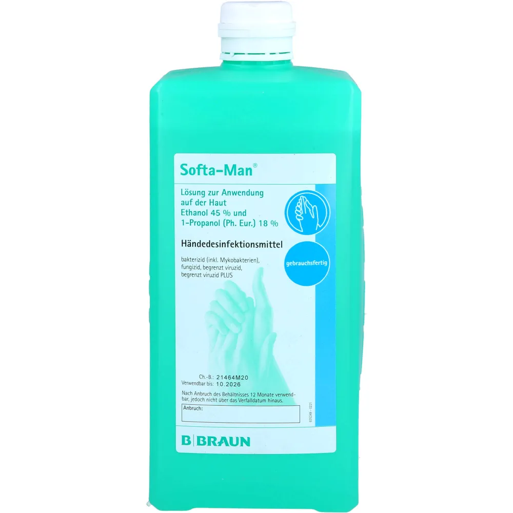Softa-Man Händedesinfektion Spenderflasche 1000 ml