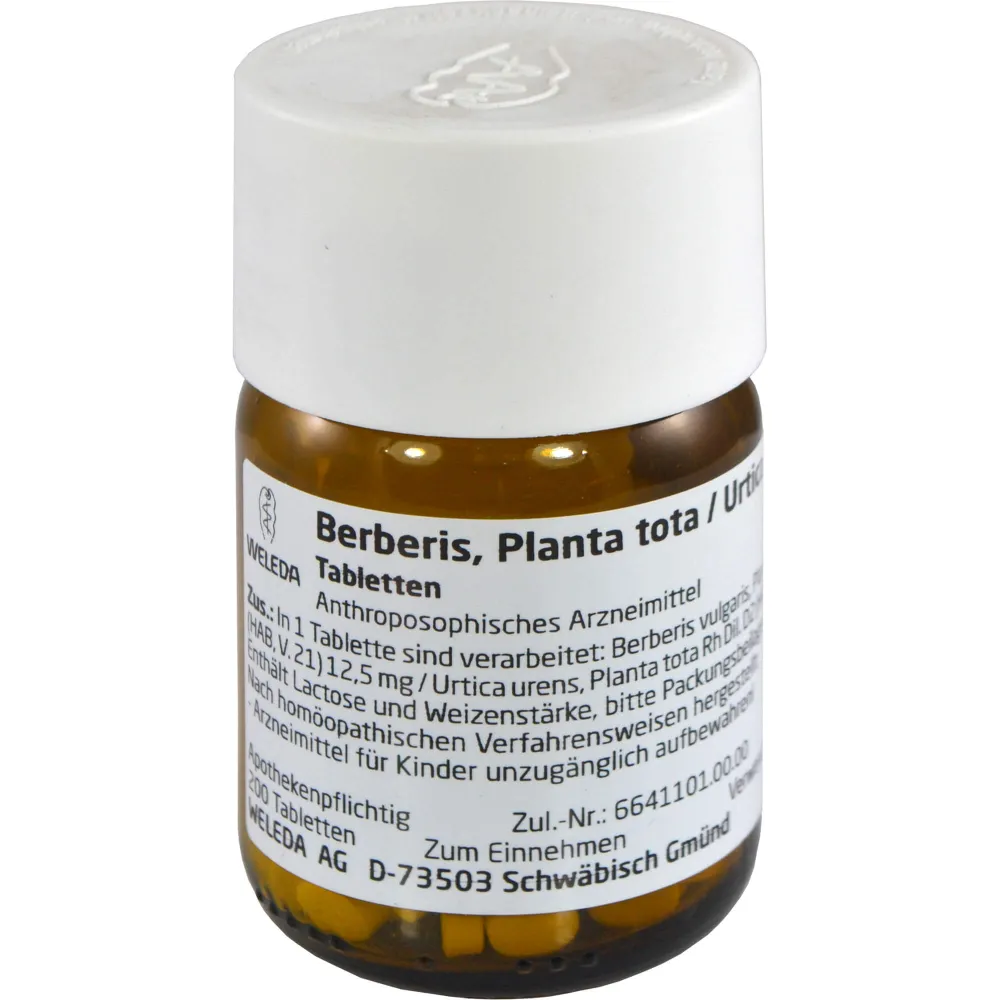 Berberis Planta tota/Urtica urens Tabletten 200 St