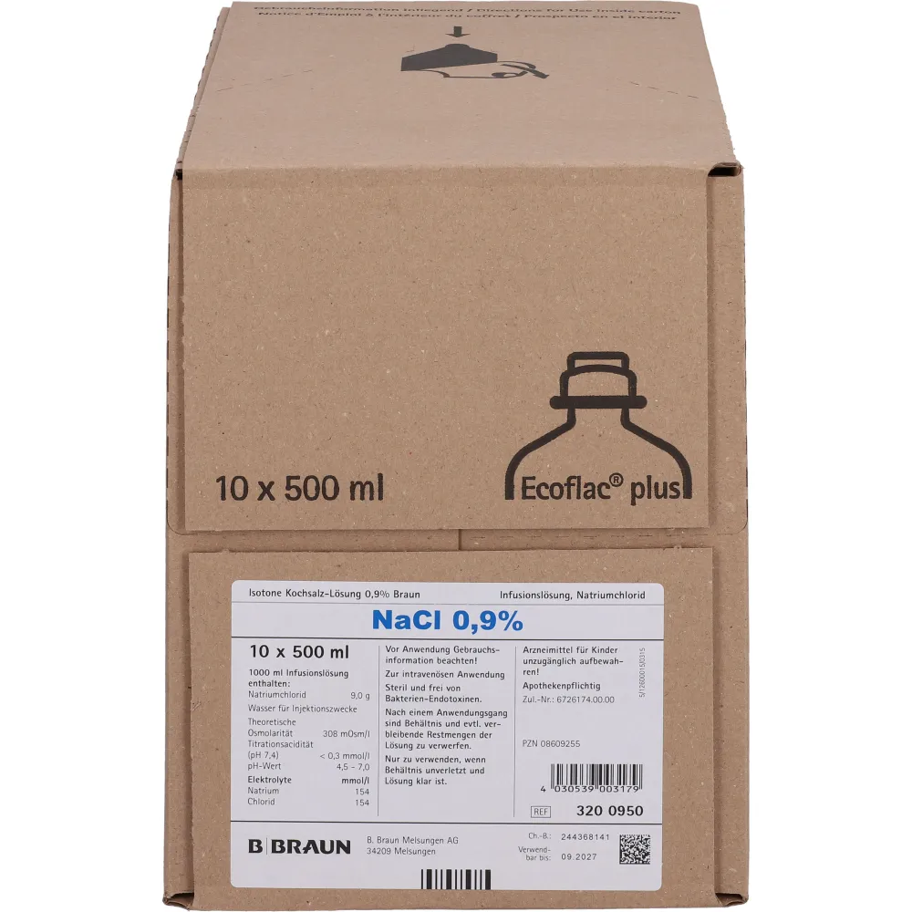 Isotone Kochsalz-Lösung 0,9% Braun Ecoflac Plus 5000 ml
