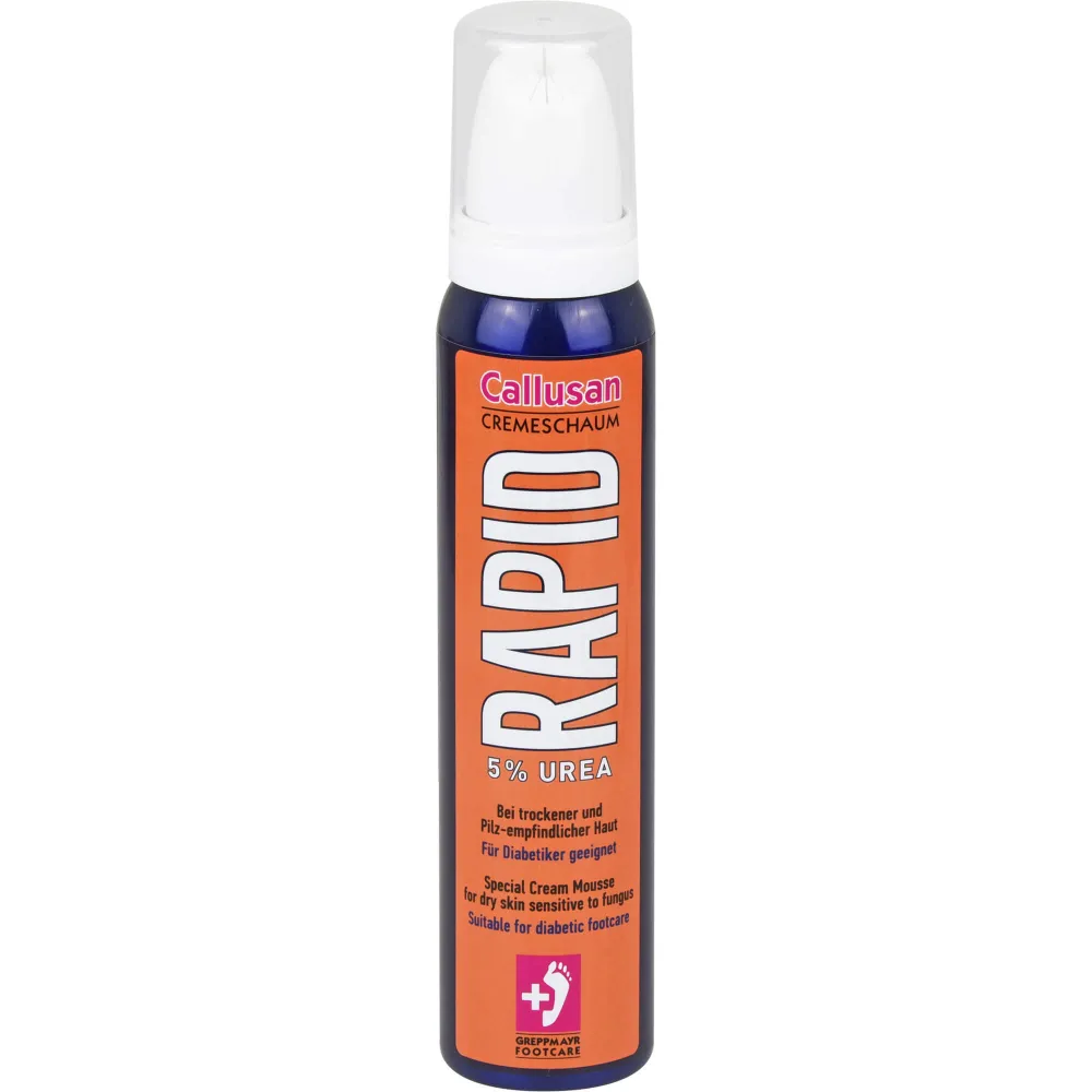 Callusan Rapid 5% Urea Cremeschaum Dose 125 ml