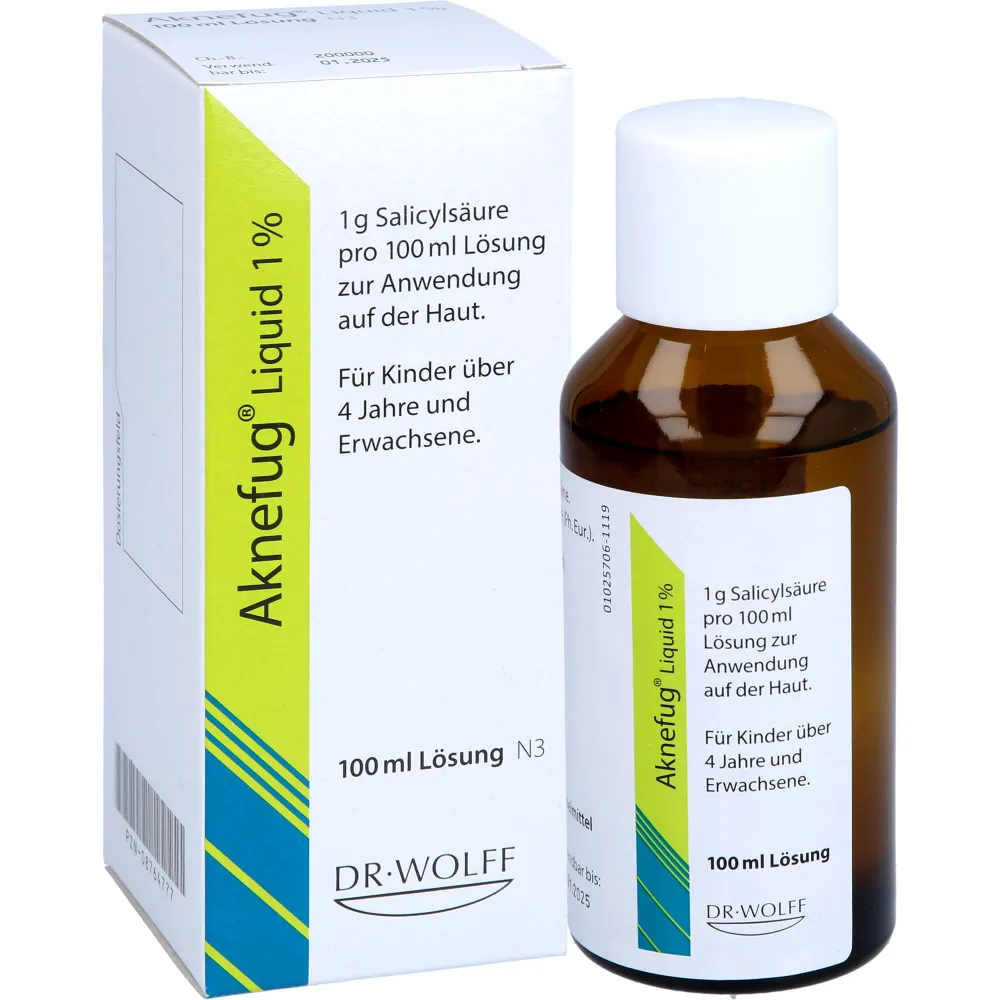 Aknefug liquid 1% Lösung 100 ml