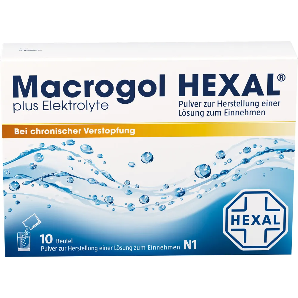 Macrogol Hexal plus Elektrolyte Plv.z.H.e.L.z.E. 10 St
