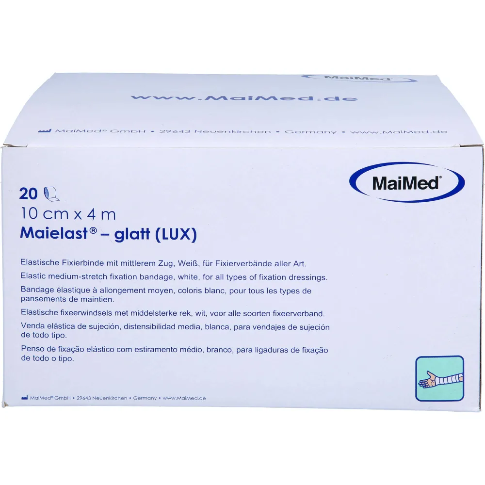 Maielast Binden glatt 10 cmx4 m 20 St