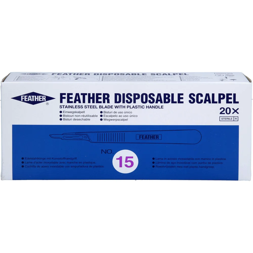 Skalpell Einmal Figur 15 Feather 20 St