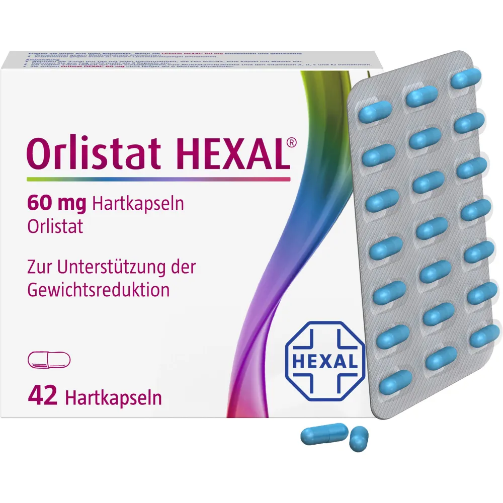 Orlistat Hexal 60 mg Hartkapseln 42 St