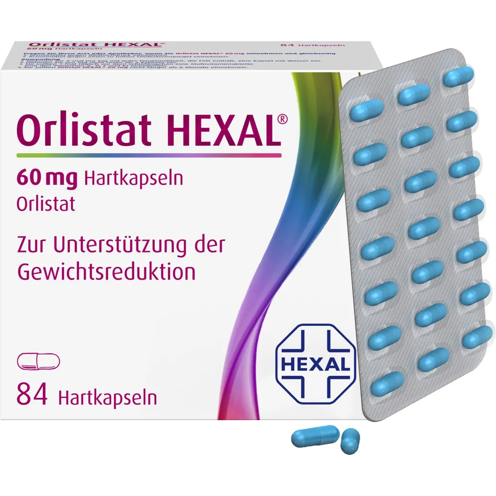 Orlistat Hexal 60 mg Hartkapseln 84 St