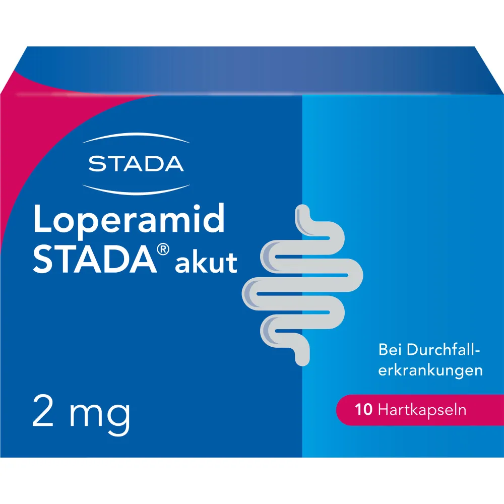 Loperamid Stada akut 2 mg Hartkapseln 10 St
